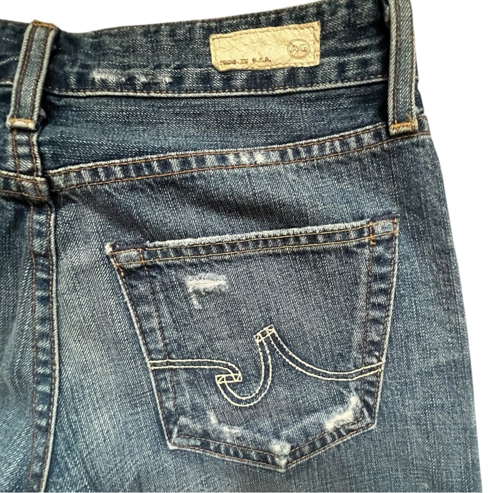 AG Adriano Goldschmied Men's Dark Blue Distressed Jeans 25 - Picture 4 of 8